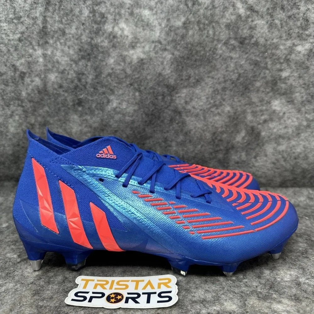 Adidas Predator Edge.1 SG Soccer Cleats Mens Size 9 Turbo Blue H02965
